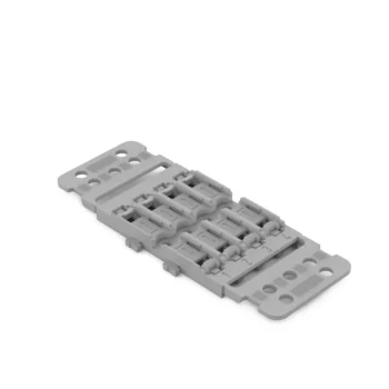 Wago 221-2504 Wago 4 Way Mounting Carrier with Strain Relief for 221-2411 1