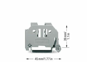 Wago 249-117 Wago Screwless End Stop 249-117 -  Pack of 1 2