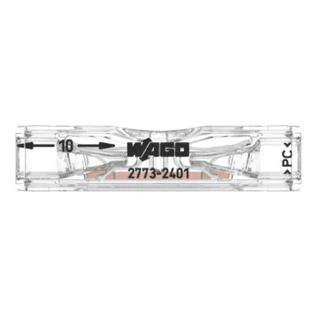 Wago 2773-2401 2773-2401 Wago Push Wire Inline Splicing Connector 4mm - Pack of 100 2