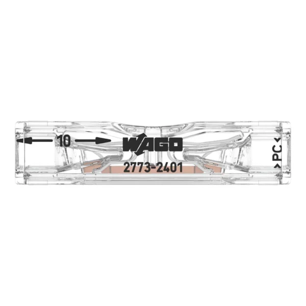 Wago 2773-2401 2773-2401 Wago Push Wire Inline Splicing Connector 4mm - Pack of 100 2