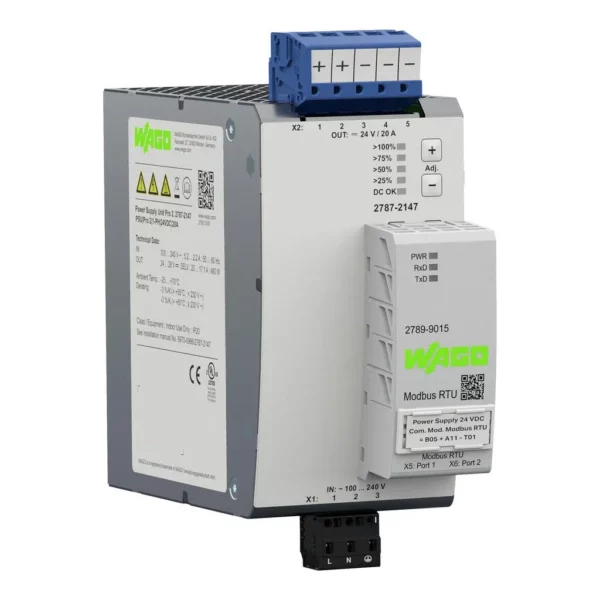 Wago 2787-2147/000-070 Wago 2787-2147/000-070 Power Supply 24 VDC Output Voltage 2