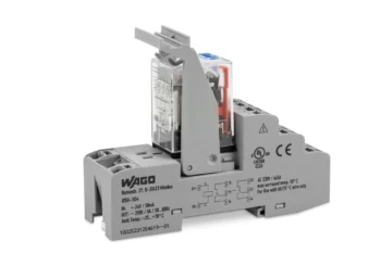Wago 858-304 Wago 858 Manual Operation Relay Module with 4 Changeover Contacts - 24V DC 5A 1.5mm² Grey 1