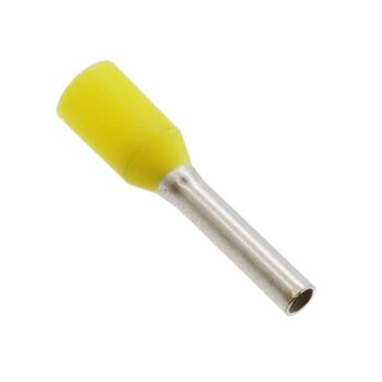 Wago CE1.0G 1.00mm x 8mm Cords End Terminals Yellow (German) - Pack of 100