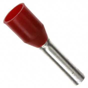Wago CE1.5G 1.5mm x 8mm Cords End Terminals Red (German) - Pack of 100