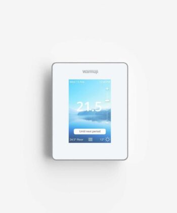 Warmup 6IE-01-WH Warmup 6iE Smart WiFi Underfloor Heating Thermostat White 1