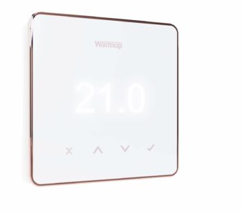 Warmup ELM-01-WH-RG Warmup Element WiFi Thermostat - White with Rose Gold 1