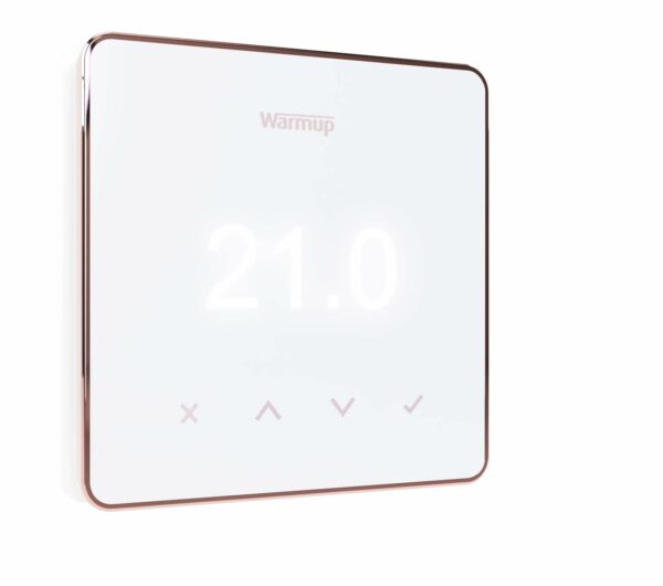 Warmup ELM-01-WH-RG Warmup Element WiFi Thermostat - White with Rose Gold 1