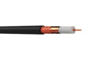 Webro CA-3410 Webro WF100 Foam Coax Cable PVC 100m - Black