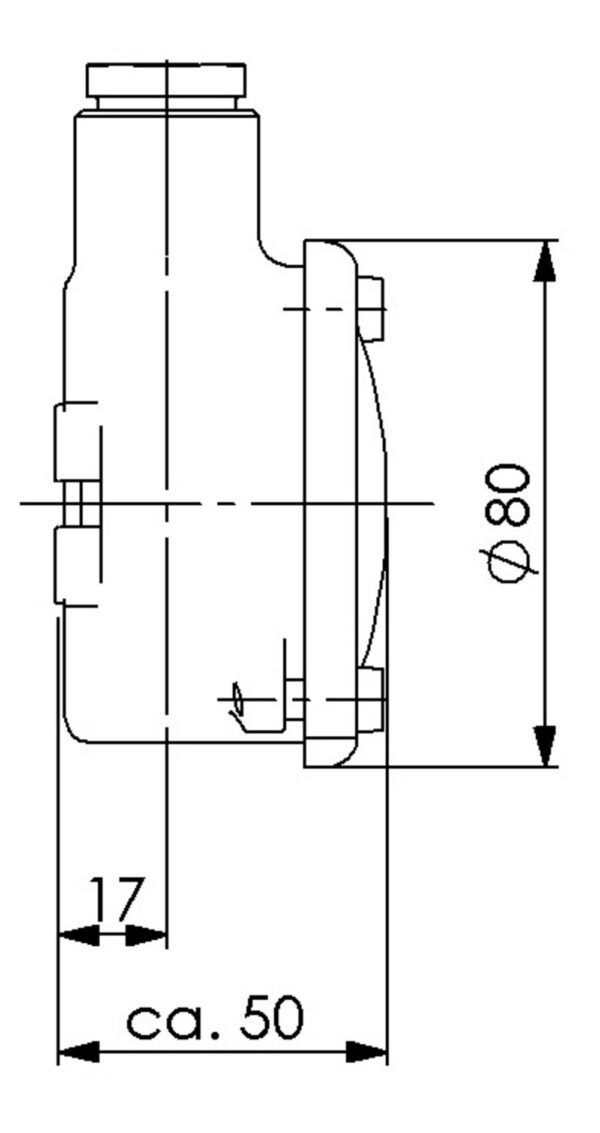 Wiska 10010496 Wiska 1149-1xZ14 IP56 HNA Junction Box - 12 - 14.5 mm 3