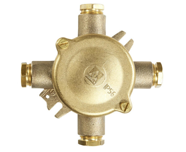 Wiska 10010500 Wiska 1153-4xZ14 IP56 HNA Junction Box - 12 - 14.5 mm 1