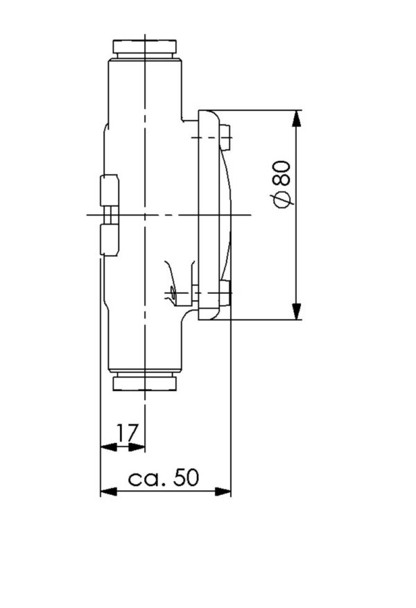 Wiska 10010503 Wiska 1156-3xZ14 IP56 HNA Junction Box - 12 - 14.5 mm 3