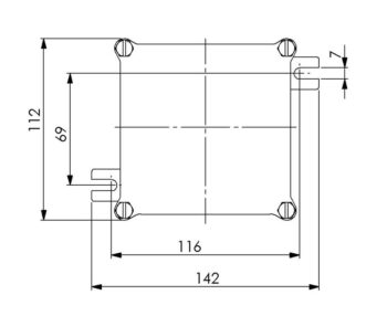 Wiska 10010514 Wiska 693 IP56 Junction Box - 142x112x77 mm 2