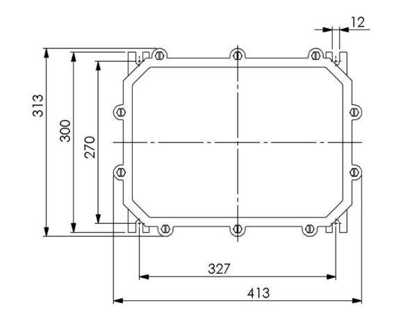 Wiska 10010520 Wiska 697 IP56 Junction Box - 413x313x175 mm 2