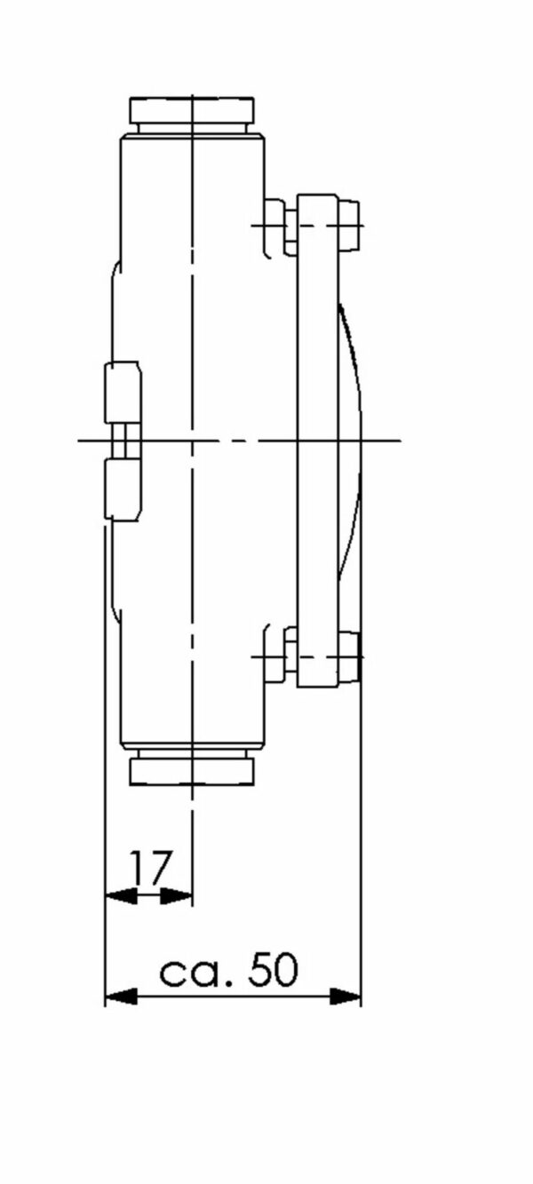 Wiska 10013600 Wiska 1155-4xW10A IP56 HNA Junction Box - 8 - 10.5 mm 3