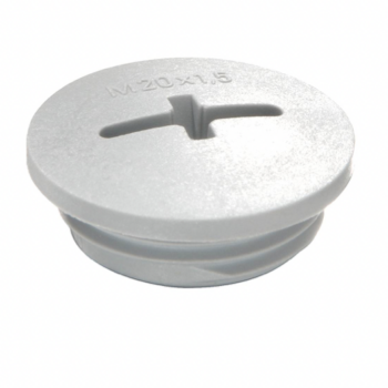 Wiska 10060626 Wiska Stop End EVSG20 M20 Light Grey 1