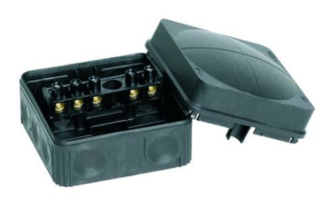 Wiska 10061998 Wiska Box COMBI® 108/5 BK (Black) 2