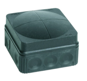 Wiska 10061998 Wiska Box COMBI® 108/5 BK (Black) 1