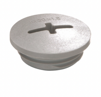Wiska 10062516 Wiska Stop End EVSG20 M20 Silver Grey 1