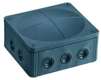 Wiska 10101463 Wiska 10101463 COMBI 1210/5 Black Junction Box 1