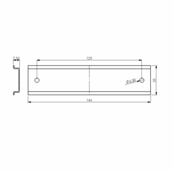 Wiska 10101478 Wiska DIN Rail Kit - COMBI 1210 2
