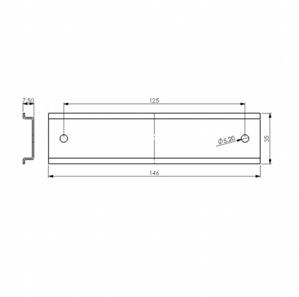 Wiska 10101478 Wiska DIN Rail Kit - COMBI 1210 2