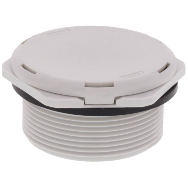 Wiska 10106594 Wiska VentPLUG EVPS-L 40 Polyamide Pressure Compensation Unit - Grey 1