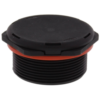 Wiska 10106622 Wiska VentPLUG EVPS-L 40 HF Polyamide High Air Flow Pressure Compensation Unit - Black 1