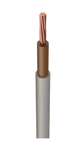 10mm 6181Y Double Insulated Brown Meter Tail – Length Cut per Meter