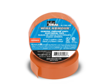 Ideal 46-1700C-ORN Electrical Vinyl Tape Orange