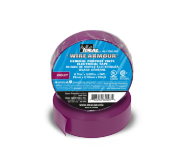 Ideal 46-1700c-VIO Electrical Vinyl Tape Violet