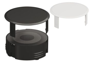 Hafele 83373822 Loox5 USB Inductive Charging Station Qi2 24V for Recess or Concealed Installation