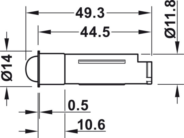 Häfele 83389333 Loox Motion Detector Adjustable Modular
