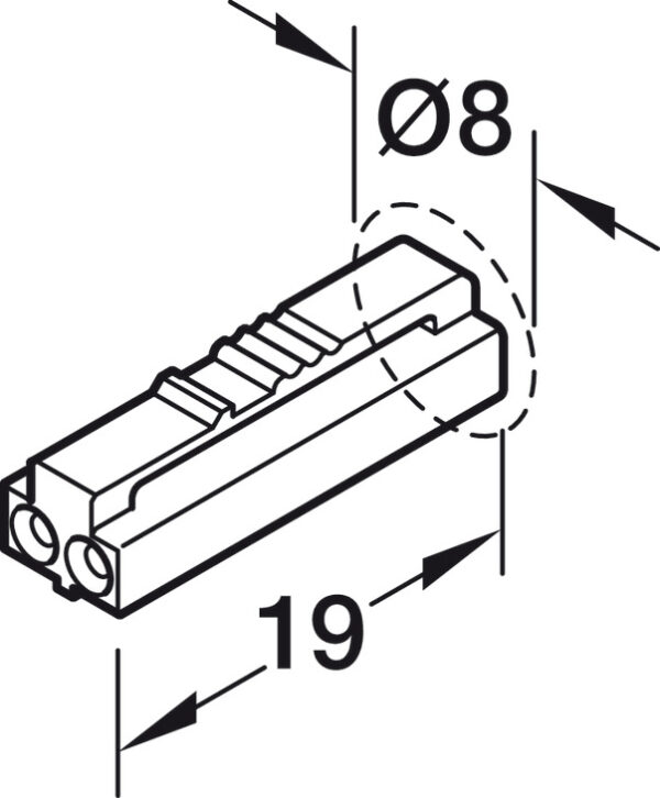 Hafele 83395701 Loox5 12V 500mm