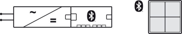 Hafele 85000041 Wall Switch for Hafele Connect Mesh