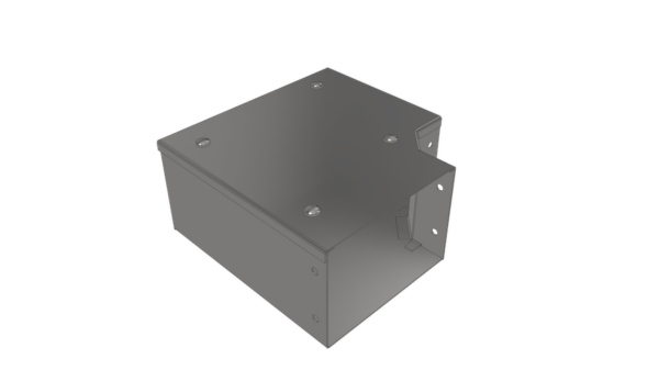 Unistrut FGB44 Steel Surface Trunking 100mm x 100mm Gusset Flat Square Bend 90°