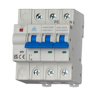 WARD3100C 100A Single Phase Automatic Reset Device with PME Fault Protection