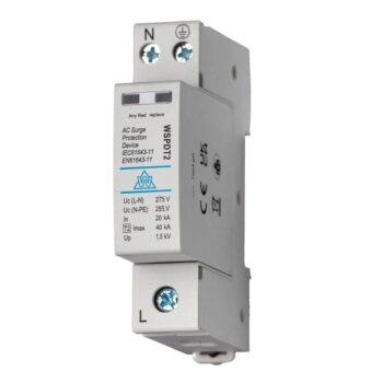 WCED WSPDT2-CB 1 module 40kA 2 Pole SPD Kit