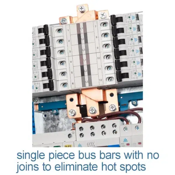 WCED WTPN08-125 - TPN Distribution Board with Main Switch and SPD