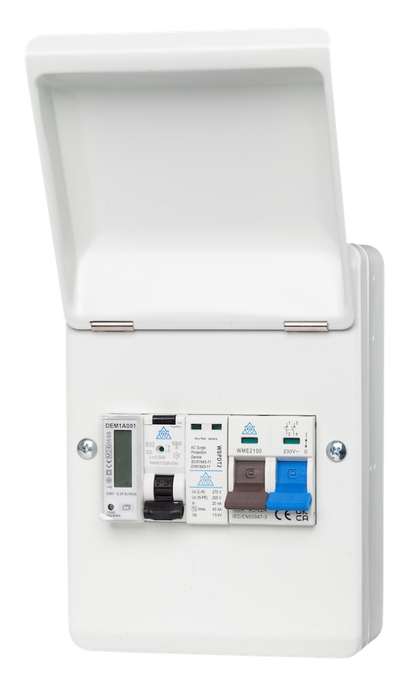 WSRC532BSP Single Phase Electric Meter in Metal Enclosure