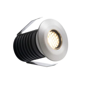 ALL LED AGLX020SS30 - Britannia 1W LED 350mA IP67 Baffle Honeycomb Ground Light Stainless Steel Finish 3000K