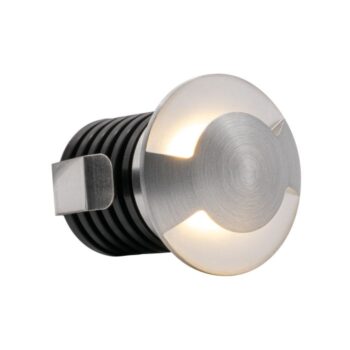 ALL LED APF032AL/02/40 - Pathfinder 1W LED IP65 Low Level Matte Brushed Aluminium Finish Bi-Directional 4000K