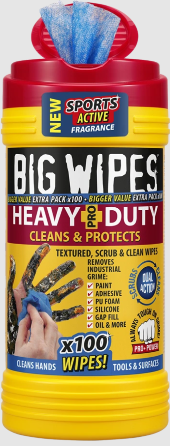 Big Wipes 2420 - Textured, Scrub & Clean Wipes