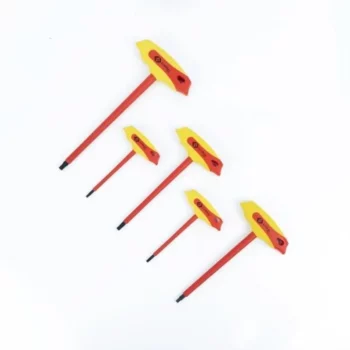 C.K Tools T4422 SET Insulated T Handle Hex Keys Set - 3, 3.5, 4, 5 & 6mm