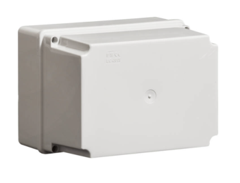 Wiska 50106959/DR - DLWIB11/DR190 Grey ABS Box with DIN Rail - IP56 - 190 x 140 x 140mm