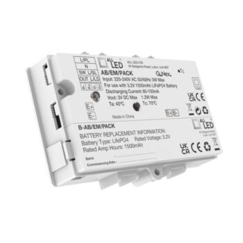 ALL LED ABEMPACK - Q-Nex Plug and Play 3-Hour Emergency Pack