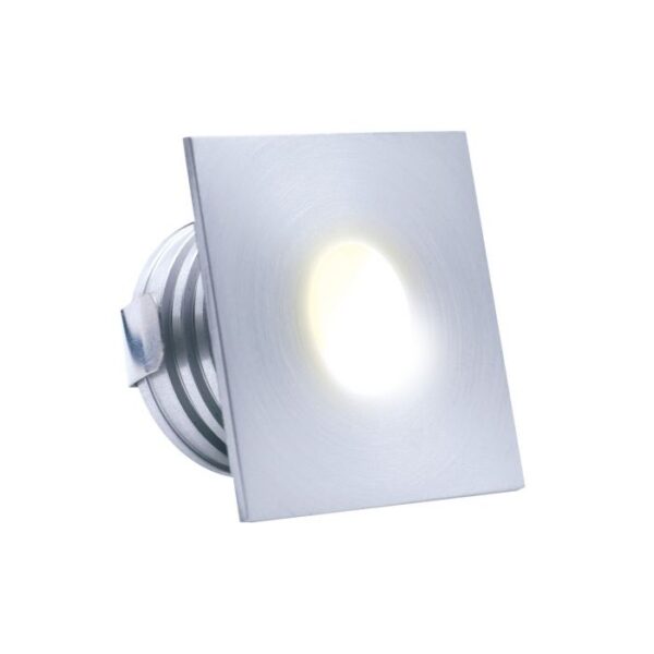 ALL LED ALSQ032AL40 - Sloane Classic 1W LED 350mA IP65 Low Level Brushed Aluminium 4000K