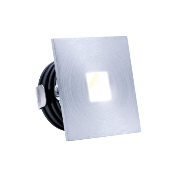 ALL LED ALSQ032OP/AL/30 - Sloane Square 1W LED 350mA IP65 Low Level Brushed Aluminium 3000K
