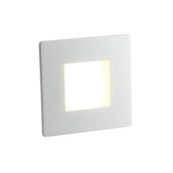 ALL LED ALSQ240CCTWH - Trafalgar 3W IP54 CCT LED Square Low Level Polar White