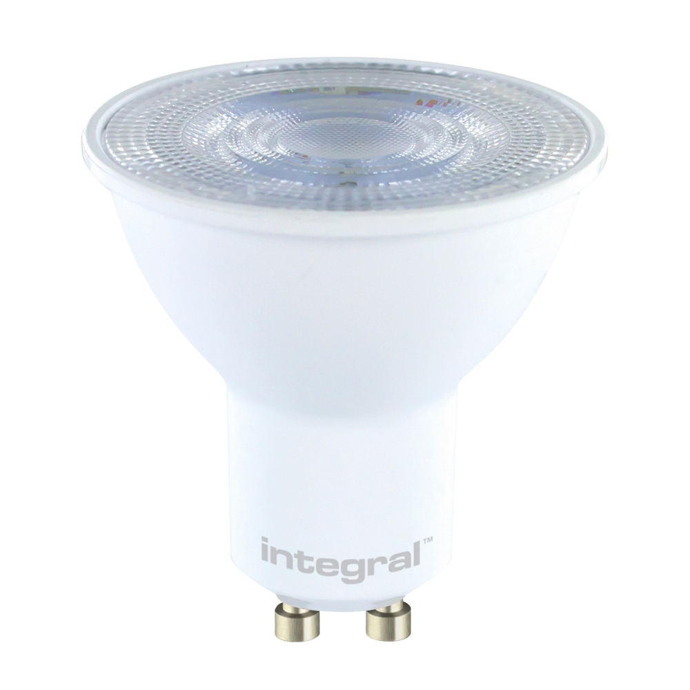 Integral LED | ILGU10DE110 | Dimmable GU10 Lamp | 36° | 3.6W | 4000K Cool White 1 Integral ILGU10DE110 Dimmable 4000K LED GU10 Lamp
