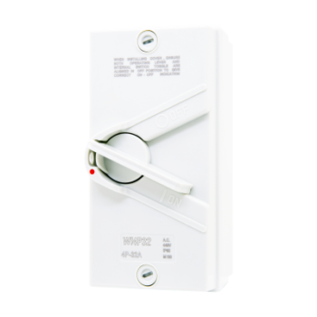 Live Electrical WI3P20A - Waterproof Isolator Switch 3 Pole 20 A